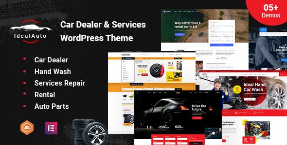 IdealAuto – Car Dealer & Services WordPress Theme
