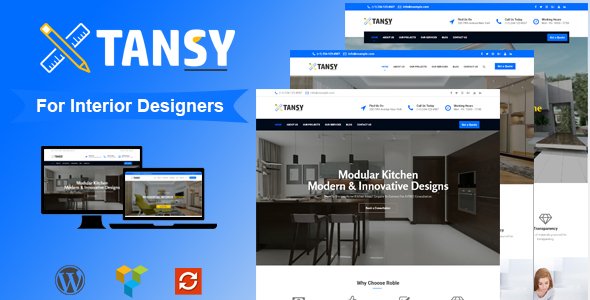 Tansy – Minimal Interior Design Agency WP Theme