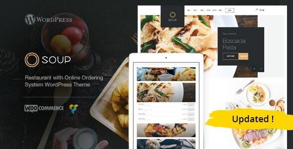 Soup – Online Food & Restaurant WP Theme