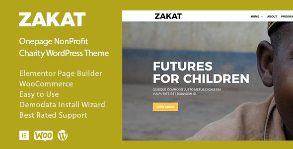 Zakat – Charity Donation Nonprofit WordPress Theme
