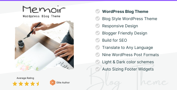 Memoir – Tumblog Style WordPress Theme