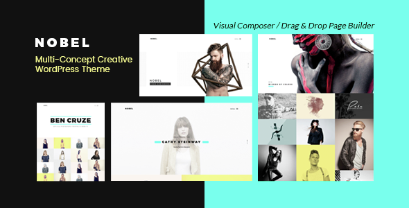 Nobel – Minimal & Versatile Multi-Concept Portfolio / Agency WordPress Theme