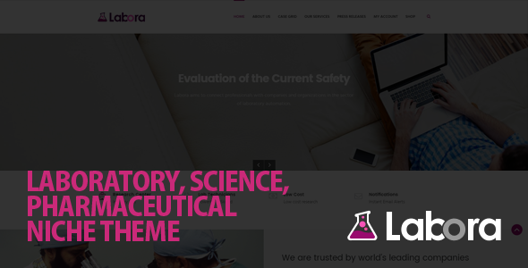 Labora – Business, Laboratory & Pharmaceutical WordPress Theme
