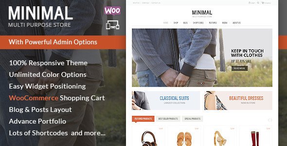 Minimal Multi Purpose – WooCommerce Theme