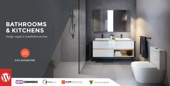 Bathrooms And Kitchens – WordPress Theme