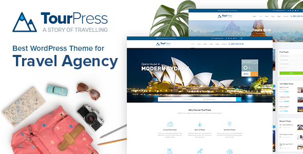 TourPress – Travel Booking WordPress Theme