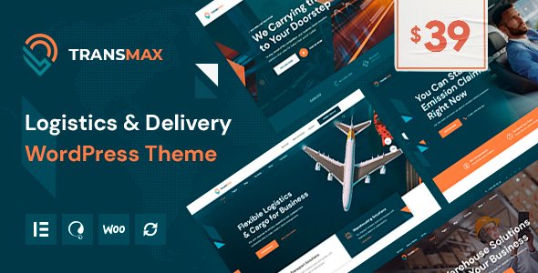 Transmax – Logistics & Delivery Company WordPress Theme