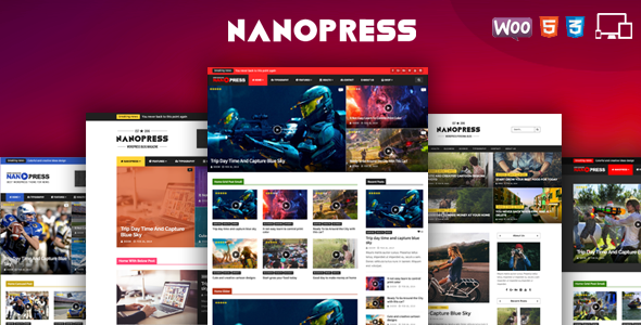 Nanopress – WordPress Responsive Blog & Magazine Theme