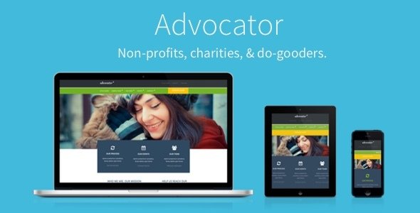 Advocator: Nonprofit & Charity Responsive WordPress Theme