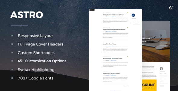 Astro – Responsive WordPress Blog Theme