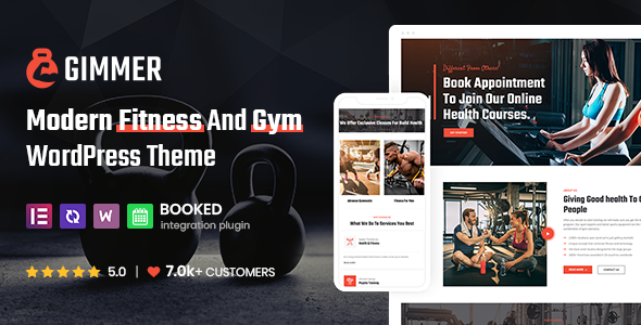 Gimmer – Fitness & Gym WordPress Theme