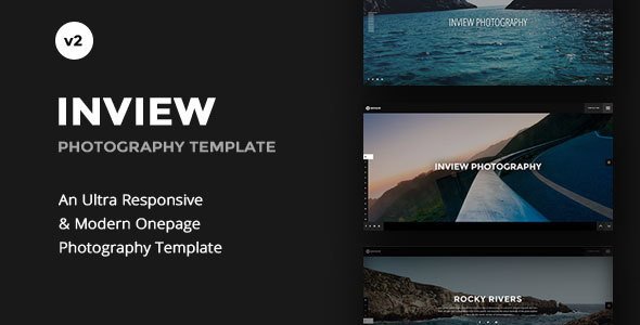 Inview – Fullscreen Photography WordPress Theme