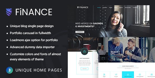Finance Consultant – Consulting WordPress Theme