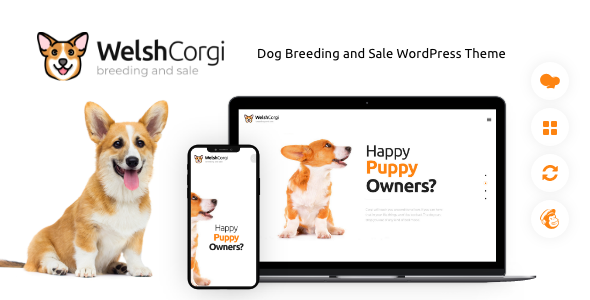 Welsh Corgi  | Dog Breeding and Sale WordPress Theme