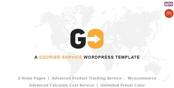 GO Courier– Delivery Transport WordPress Theme