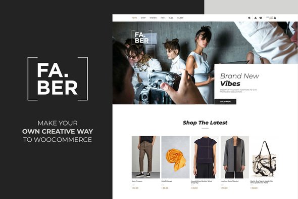 Faber –  Fashion & Clothing Shop for Woocommerce