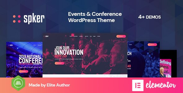 Spker – Conference & Event WordPress Theme