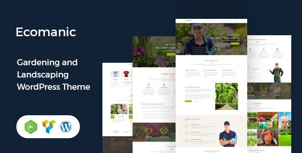 Ecomanic – Gardening and Landscaping WordPress Theme