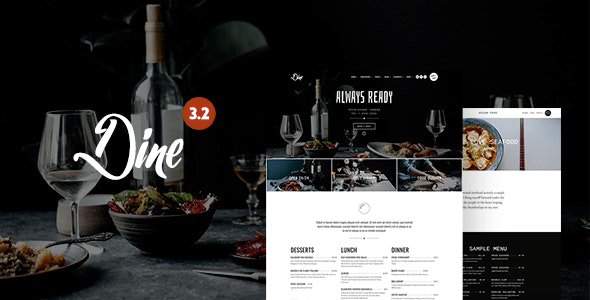 Dine – Elegant Restaurant WordPress Theme