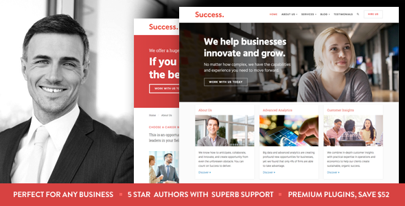 Success – Business and Professional Services WordPress Theme