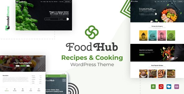 Foodhub – Recipes WordPress Theme