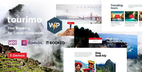 Tourimo – Tour Booking WordPress Theme