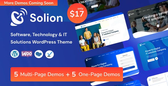 Solion – Technology & IT Solutions WordPress Theme