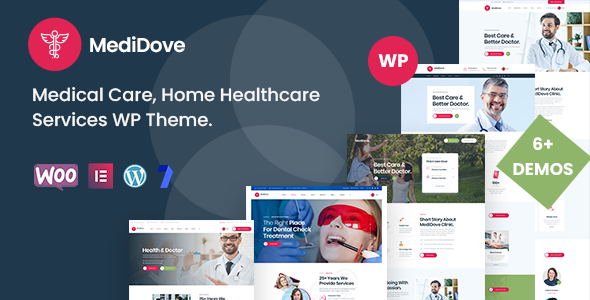 MediDove – Medical Care, Home Healthcare Service WP Theme + RTL