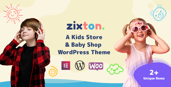 Zixton  – Baby Fashion WooCommerce Theme