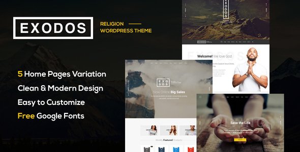 Exodos – Church WordPress Theme