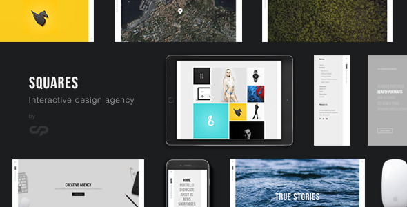 Squares – Interactive Design Agency Portfolio WordPress