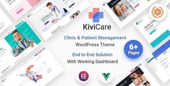KiviCare – Medical Clinic & Patient Management WordPress Theme