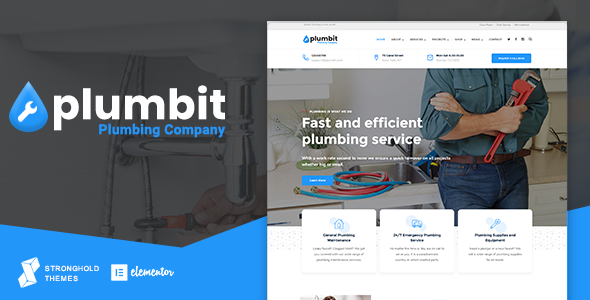 Plumbit – Plumbing WordPress Theme