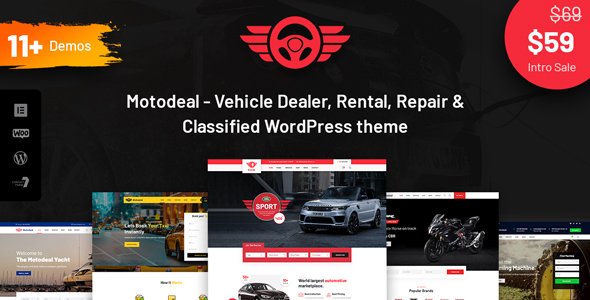 Motodeal – Car Dealer & Classified WordPress Theme