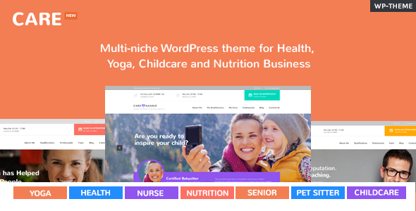 Care – Multi-Niche WordPress Theme for Small Business