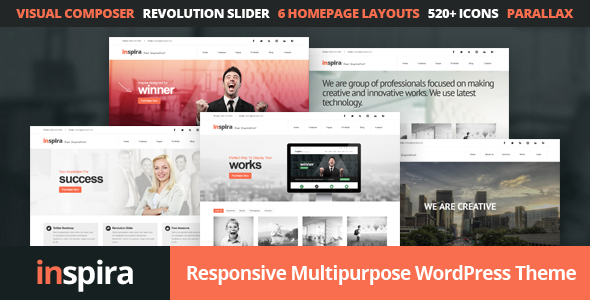 Inspira – Responsive Multipurpose WordPress Theme