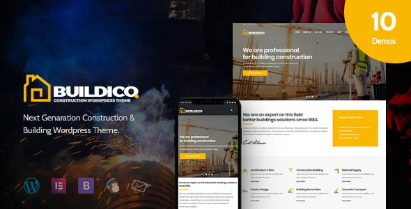 Buildico – Construction WordPress Theme