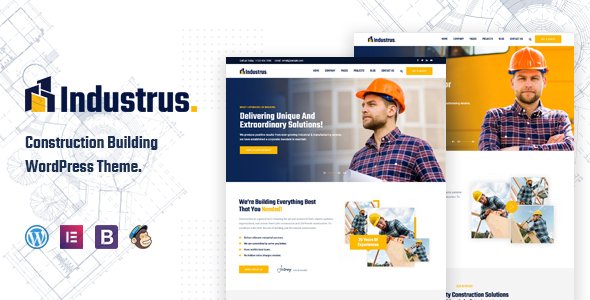 Industrus – Construction WordPress Theme