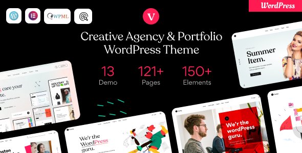 vCamp – Creative Agency & Portfolio WordPress Theme