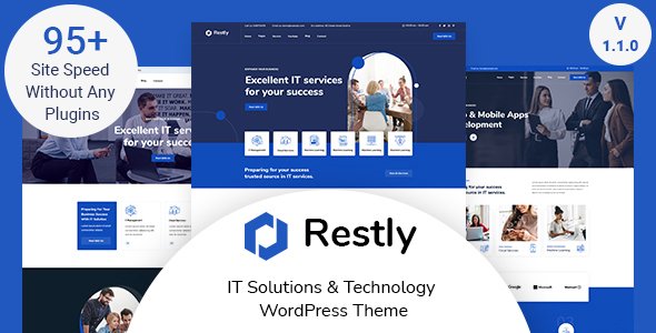 Restly – IT Solutions & Technology WordPress Theme