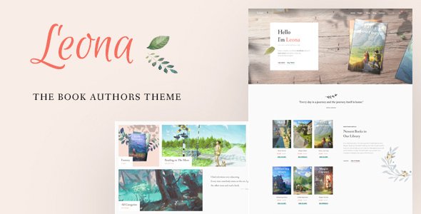 Leona – WordPress Theme for Book Writers and Authors