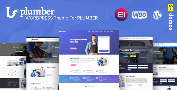 Plumber Pro – WordPress Theme for Construction & Repairing Services