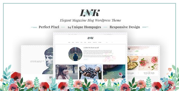 INK – Elegant Magazine Blog WordPress Theme