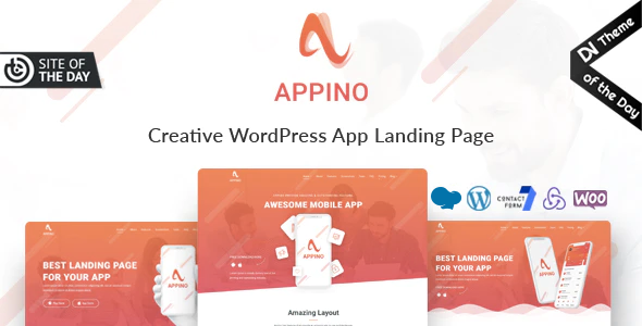 Appino – Creative WordPress App Landing Page