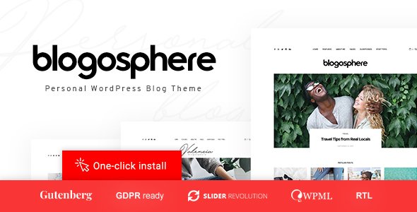 Blogosphere – Multipurpose Blogging Theme