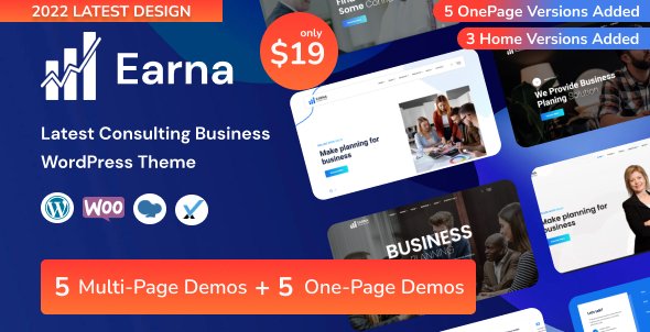 Earna – Consulting Business WordPress Theme