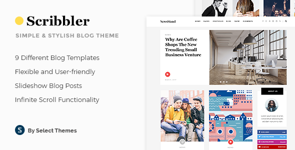 Scribbler – Simple Blog Theme
