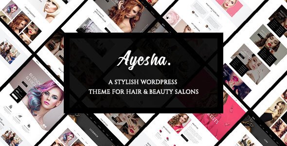 Ayesha – Hairdressers and Beauty Salons WordPress Theme