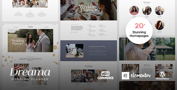 Dreama – Engagement & Wedding Planner WordPress Theme
