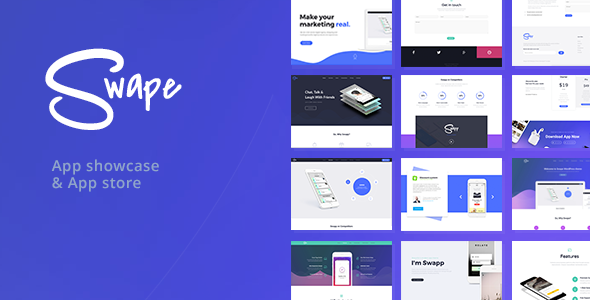 Swape – App Showcase & App Store WordPress Theme